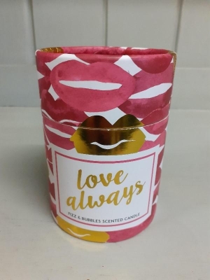 Love always scented candle