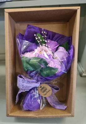 Soap flower bouquet