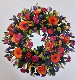 vibrant wreath